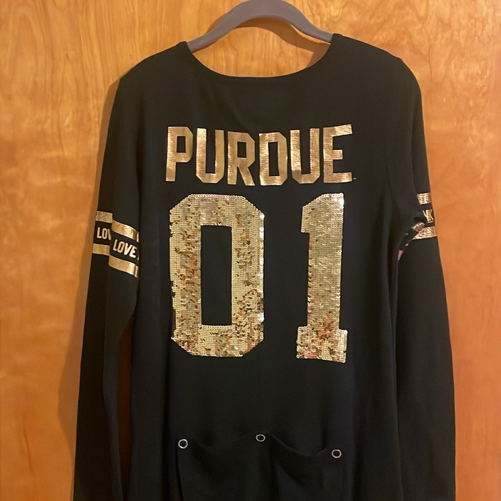 VS Pink X Purdue Boilermakers Thermal PJ Onesie